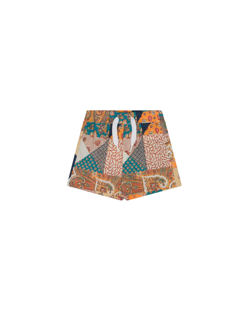 Etro Patchworkshorts Aus Baumwolle, Multicolor, Größe Multicolor