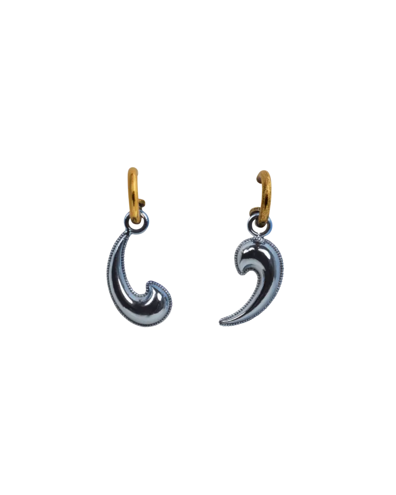 Etro Ohrhänger Mit Mini-metallic-paisley, Damen, Hellblau Hellblau