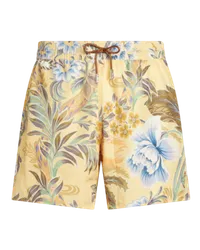 Etro Badeshorts Mit Print, Herren, Gelb Gelb