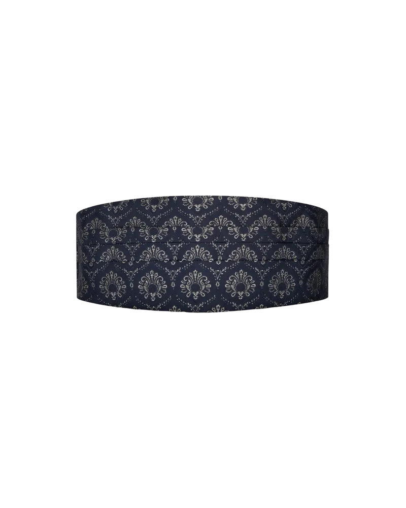 Etro Jacquard-kummerbund, Herren, Navyblau Navyblau