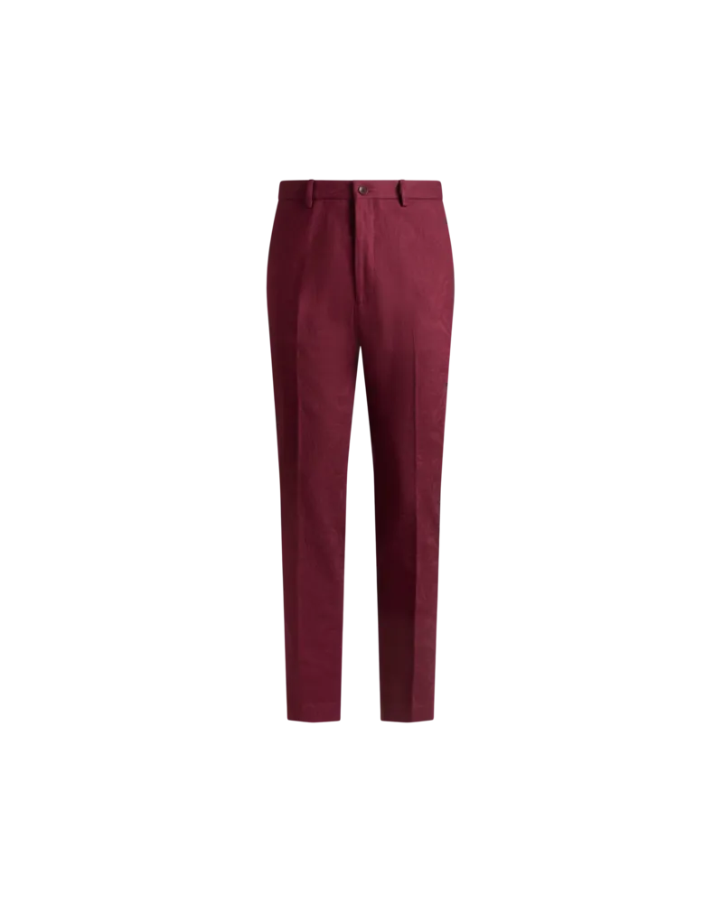 Etro Hose Aus Baumwolljacquard, Herren, Bordeaux, Größe Bordeaux