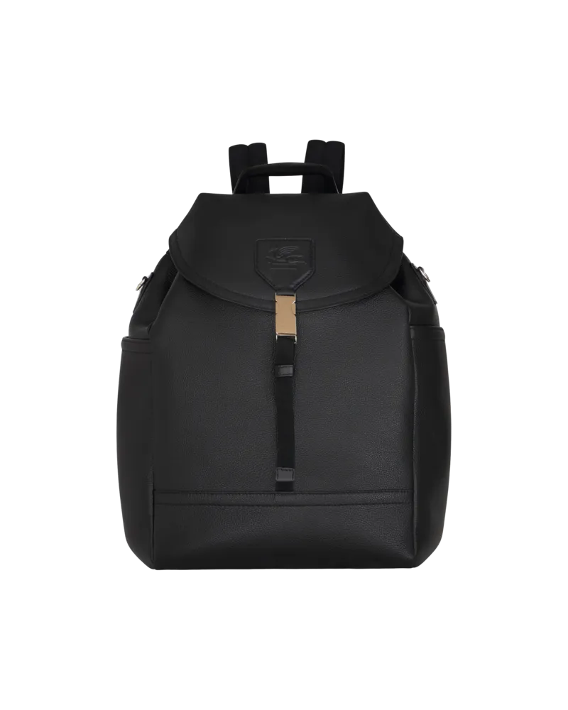 Etro Lederrucksack Gross, Herren 