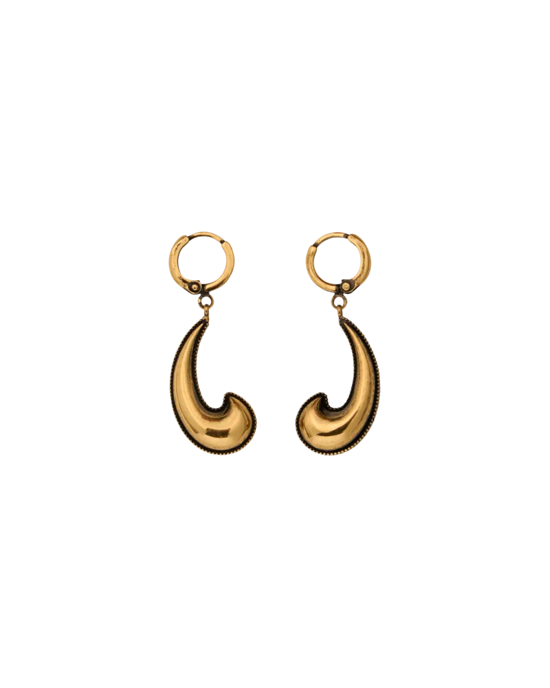 Etro Ohrhänger Mit Mini-paisley, Damen, Gold Gold