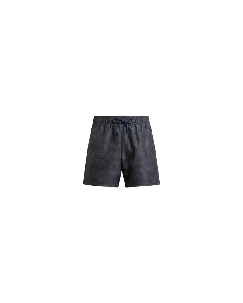 Etro Badeshorts Mit Floralem Muster, Herren, Blau, Größe Blau