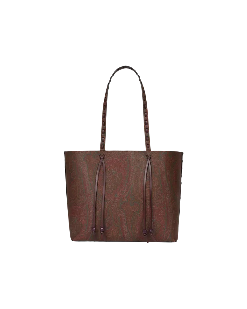 Etro Grosse Shoppingtasche Arnika 1984, Damen, Braun Braun