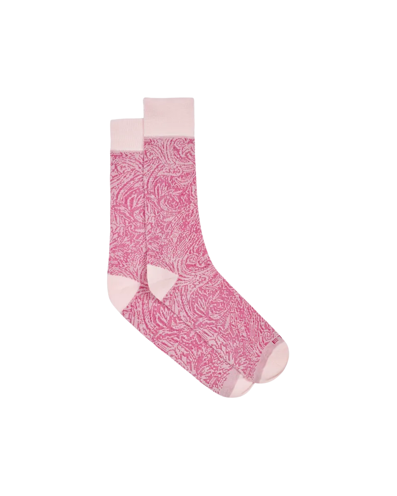 Etro Jacquard-socken Mit Paisley-muster, Herren, Rosa, Größe Rosa