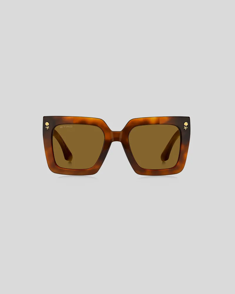 Etro Sonnenbrillen Etro Tailoring, Damen, Braun Braun