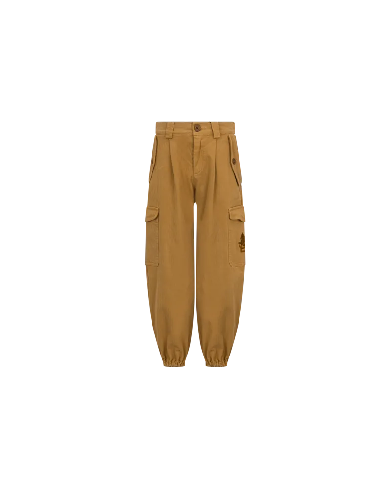 Etro Cargohose Aus Baumwolle Mit Chevron-muster, Beige, Größe Beige