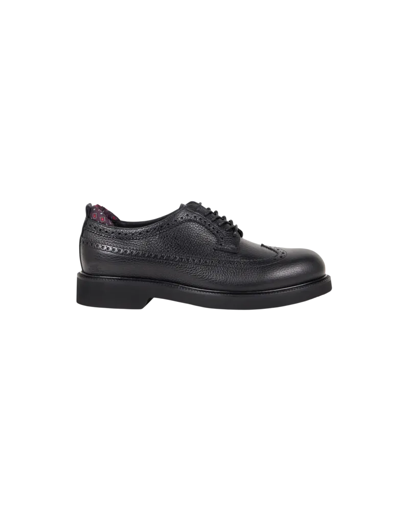 Etro Derby-schuhe Aus Leder, Herren, Schwarz, Größe Schwarz