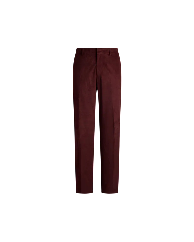 Etro Hose Aus Elastischem Baumwollcordsamt, Herren, Rot, Größe Rot