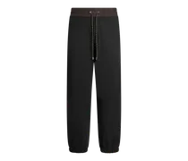 Jogginghose Aus Jersey, Herren, Schwarz, Größe