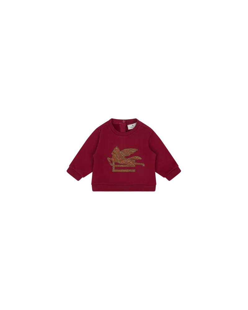 Etro Sweatshirt Mit Legacy-paisley-prints, Bordeaux, Größe Bordeaux