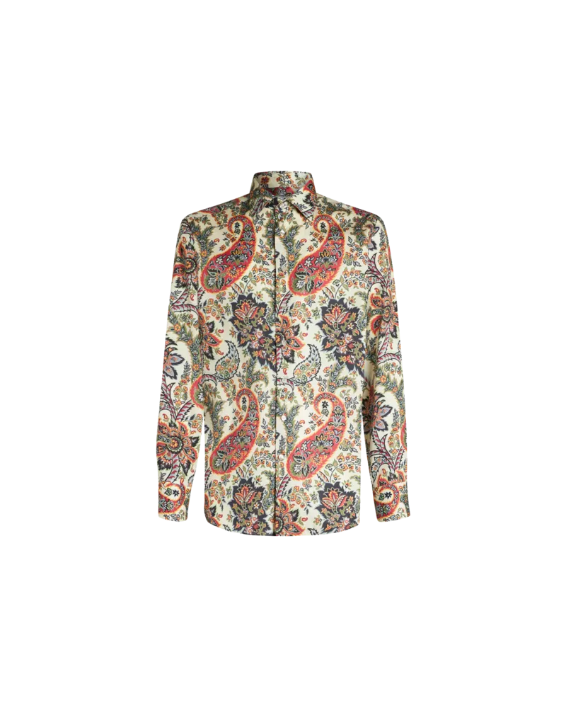 Etro Hemd Mit Floralem Paisleymuster, Herren, Multicolor, Größe Multicolor