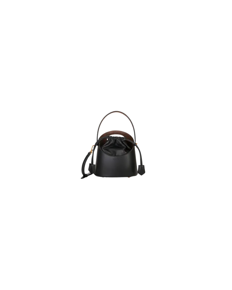 Etro Saturno Tasche, Klein, Damen, Schwarz Schwarz