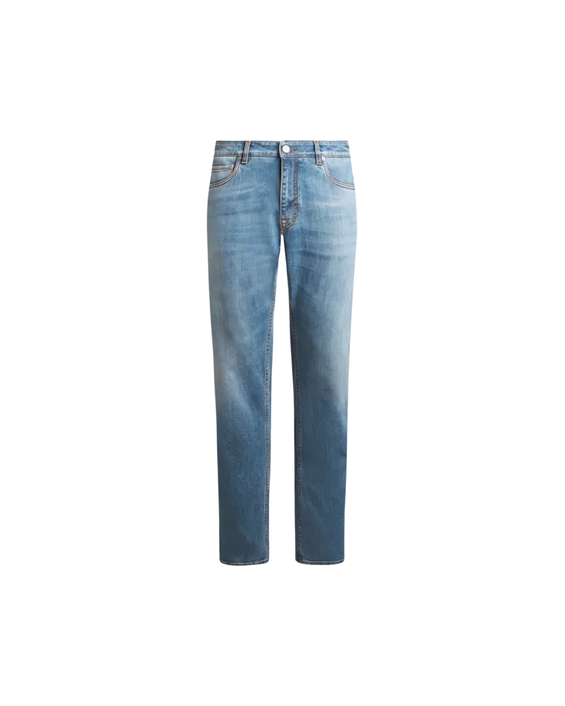 Etro Jeans Mit Stickerei, Herren, Hellblau, Größe Hellblau