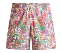 Badeshorts Mit Floralem Paisley-motiv, Herren, Multicolor, Größe