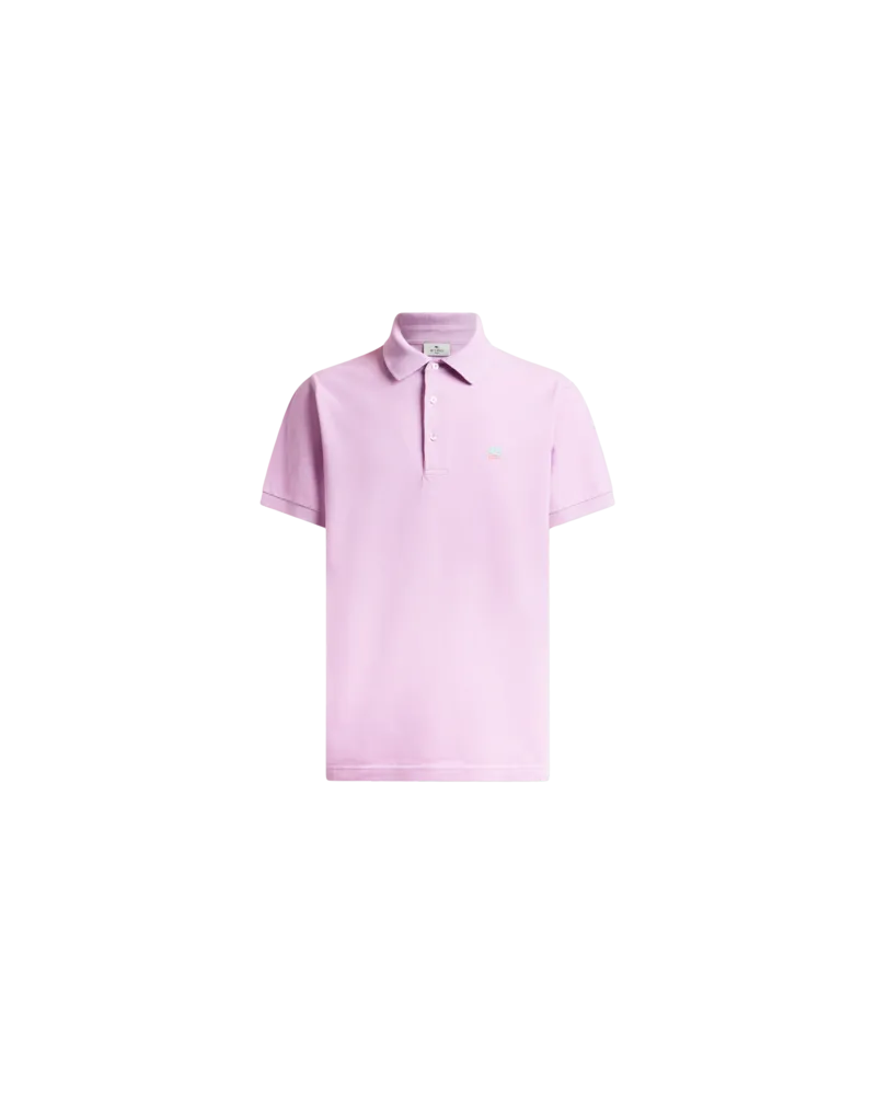 Etro Poloshirt Aus Piquet Aus Baumwolle Mit Pegaso-stickerei, Herren, Größe 