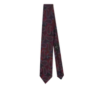 Krawatte Mit Jacquard-paisleymuster, Herren, Bordeaux