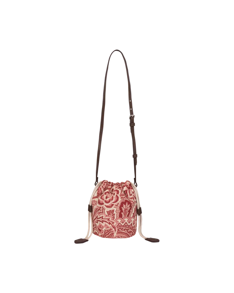Etro Beuteltasche Mit Blumenprint, Bordeaux, Größe Bordeaux