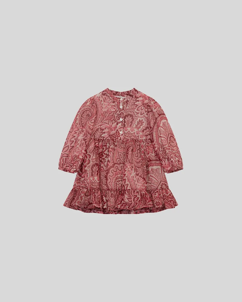 Etro Kleid Aus Crepe De Chine Mit Blumenprint, Größe 