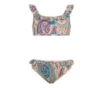 Bikini Mit Paisley-print, Multicolor, Größe