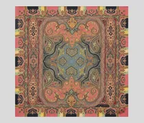 Pochette Aus Seide Mit Floralem Paisley-motiv, Herren, Multicolor