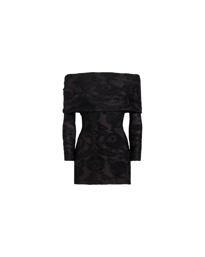 Etro Pullover Aus Jacquard-chenille Mit Paisley-foliage-motiv, Damen, Schwarz, Größe Schwarz