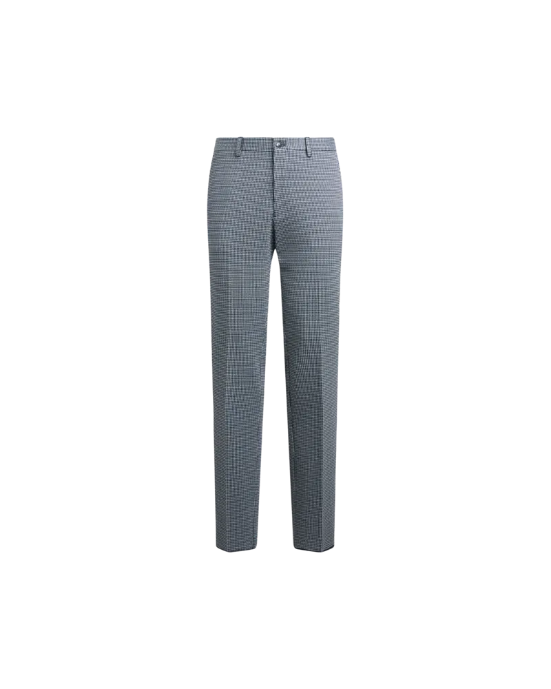 Etro Sartoriale Hose Mit Mini-karos, Herren, Weiß, Größe Weiß