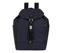 Rucksack Aus Jacquard-nylon, Herren, Schwarz