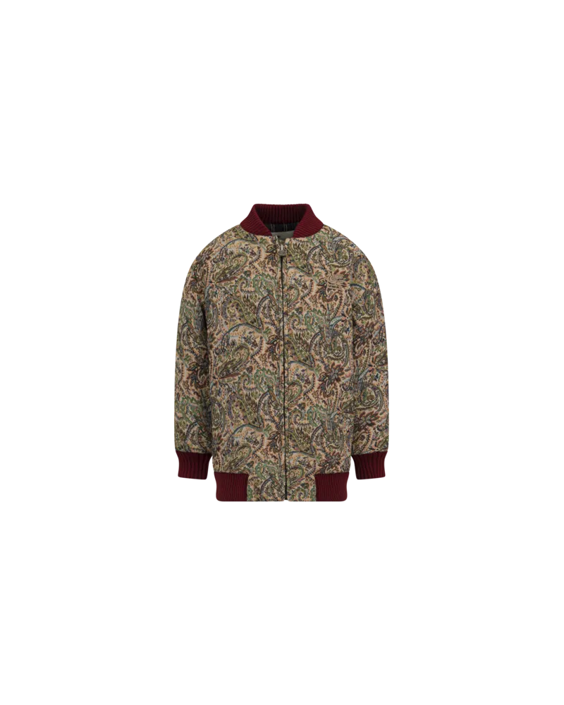 Etro Bomberjacke Aus Paisley-jacquardgewebe, Multicolor, Größe Multicolor