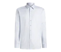 Hemd Aus Baumwolljacquard, Herren, Hellblau, Größe