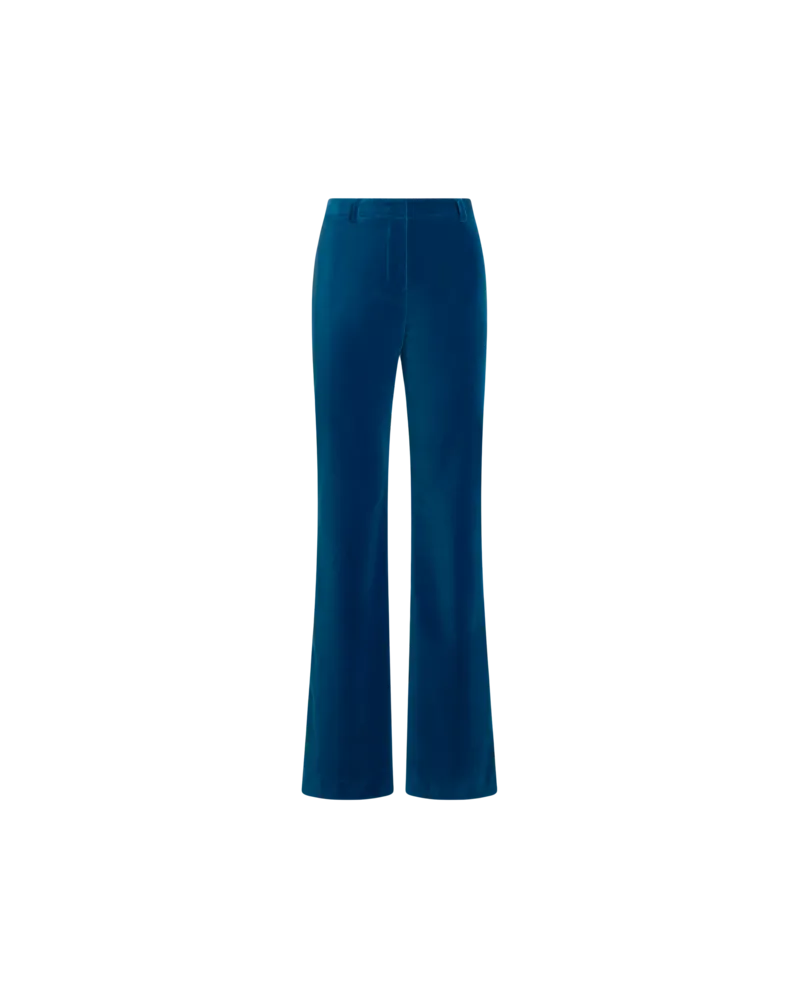 Etro Hose Aus Baumwollsamt, Damen, Navyblau, Größe Navyblau