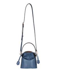 Etro Kleine Saturno Tasche Mit Fransen, Damen, Hellblau Hellblau