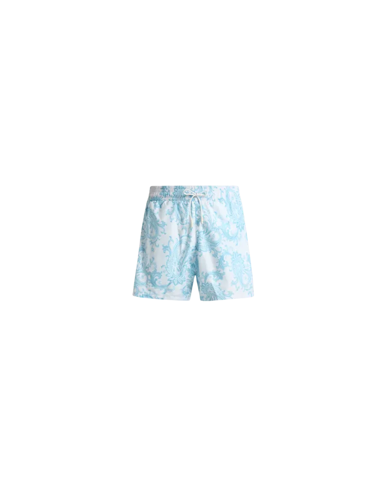 Etro Badeshorts Mit Paisley-motiv, Herren, Hellblau, Größe Hellblau