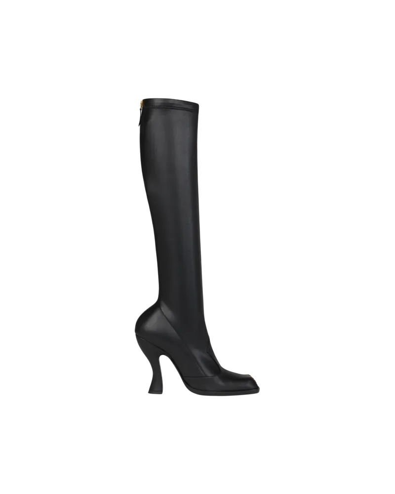 Etro Hohe Stiefel Aus Leder, Damen, Schwarz, Größe Schwarz