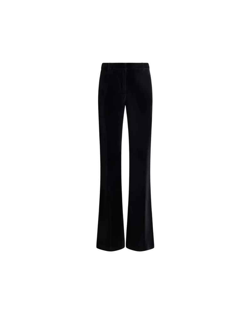 Etro Hose Aus Baumwollsamt, Damen, Schwarz, Größe Schwarz