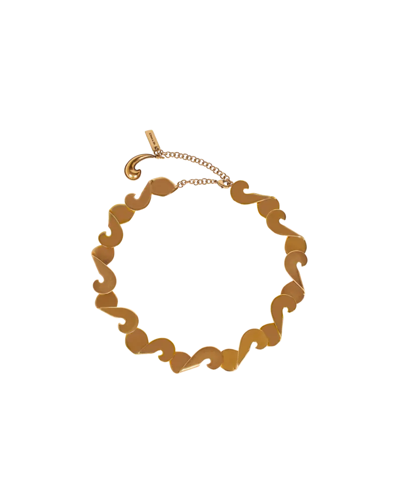 Etro Halskette Paisley, Damen, Gold Gold