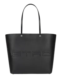 Etro Maxi-shopper  Essential, Herren, Schwarz Schwarz