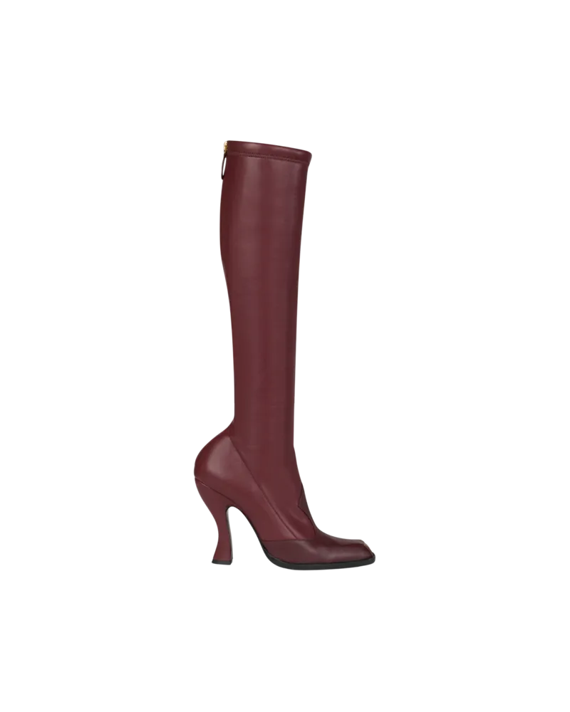 Etro Hohe Stiefel Aus Leder, Damen, Bordeaux, Größe Bordeaux