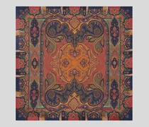 Pochette Aus Seide Mit Floralem Paisley-motiv, Herren, Multicolor