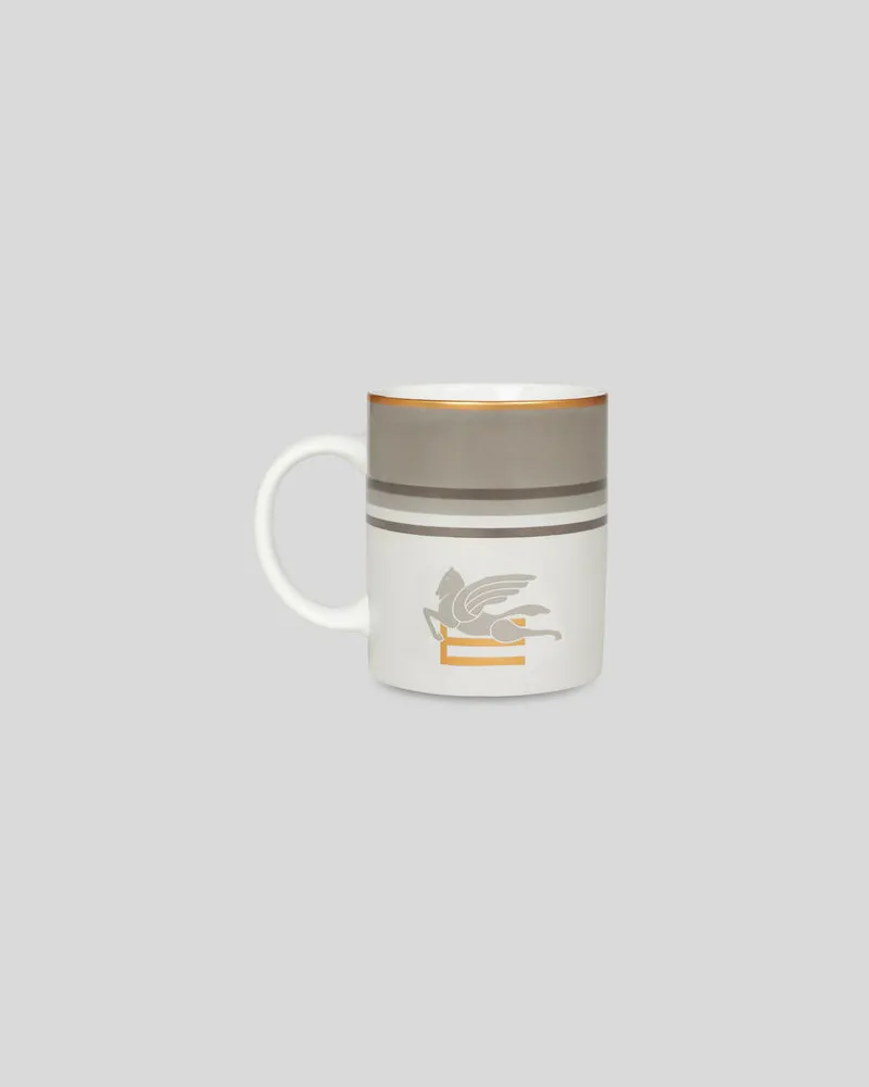 Etro Tasse Aus Porzellan, Grau Grau