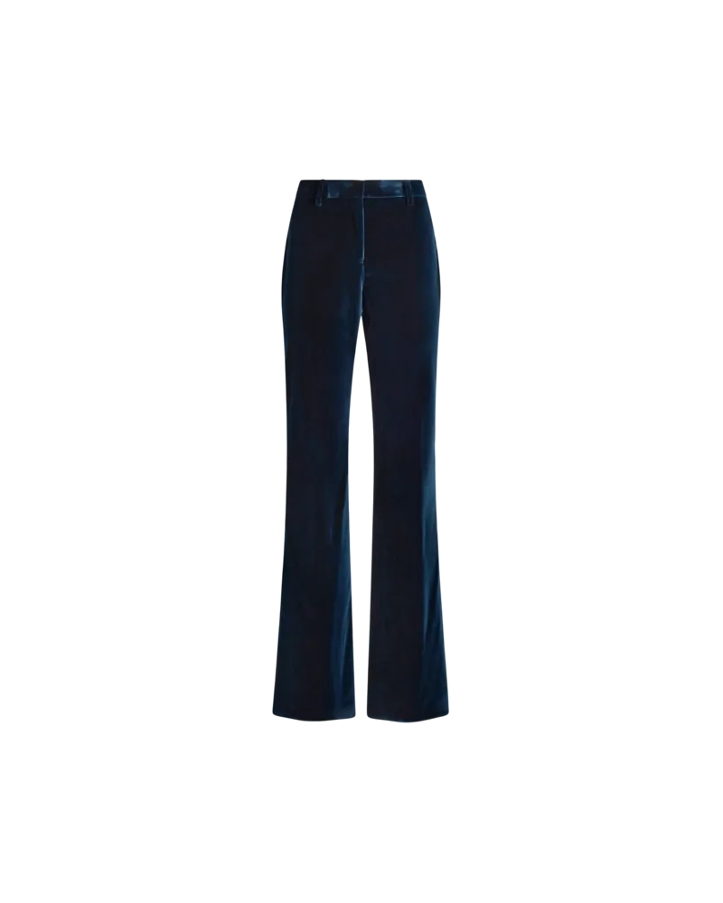 Etro Hose Aus Baumwollsamt, Damen, Blau, Größe Blau