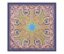 Einstecktuch Aus Seide Mit Motiv, Herren, Multicolor