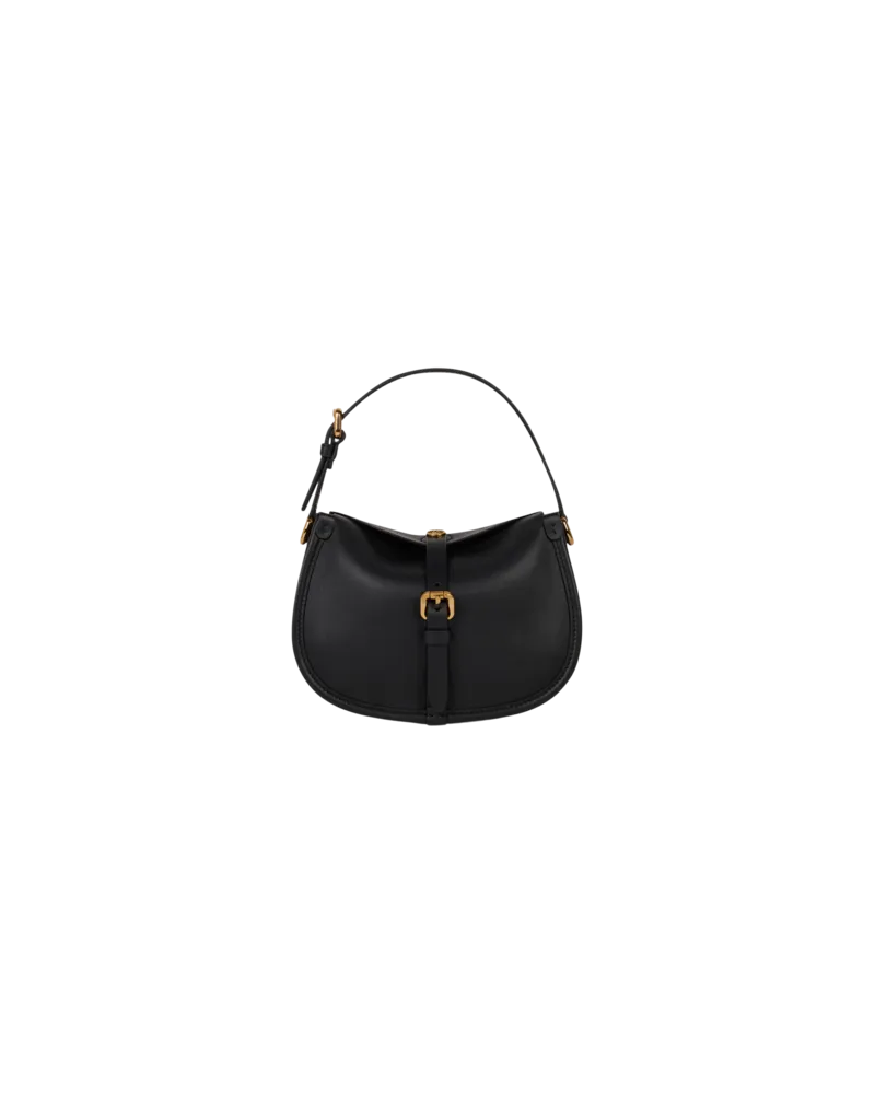 Etro Kleine Tasche Pony Aus Leder, Damen, Schwarz Schwarz