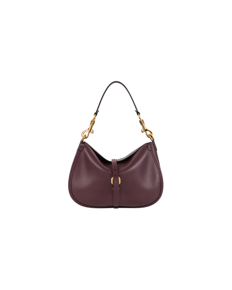 Etro Tasche Pony Mittelgross Aus Leder, Damen, Bordeaux Bordeaux