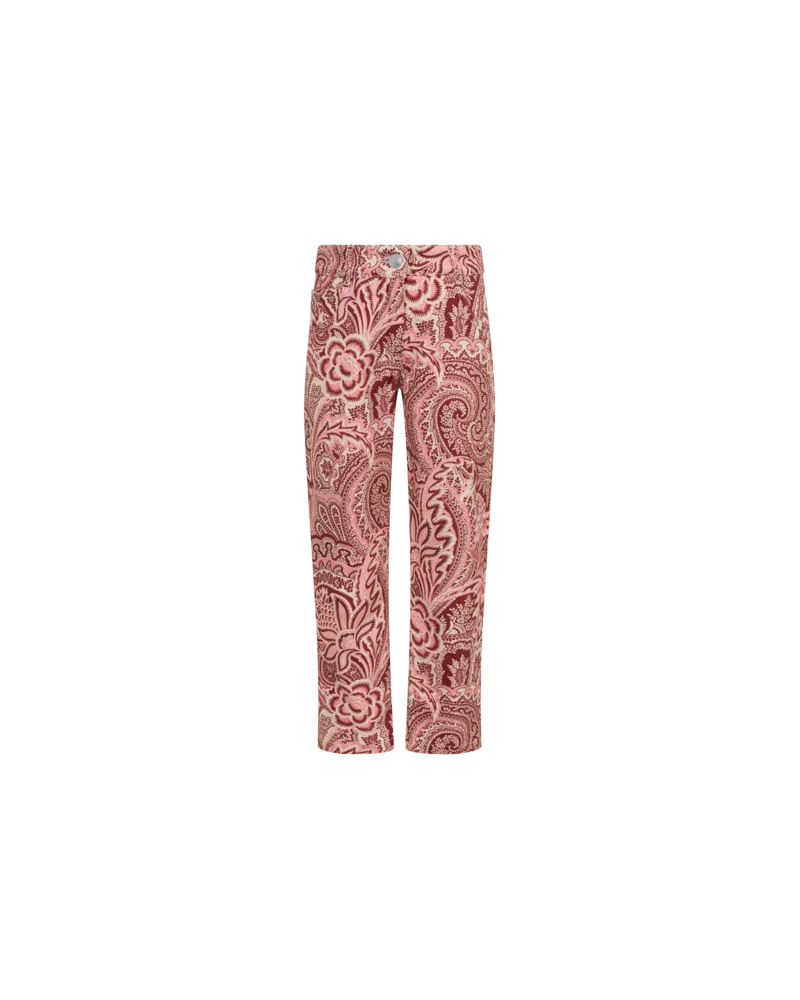 Etro Jeans Mit Blumenprint, Rosa, Größe Rosa
