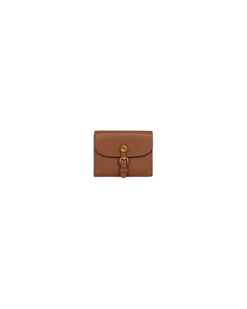 Etro Kleine Geldbörse Pony Aus Narbenleder, Damen, Hellbraun Hellbraun