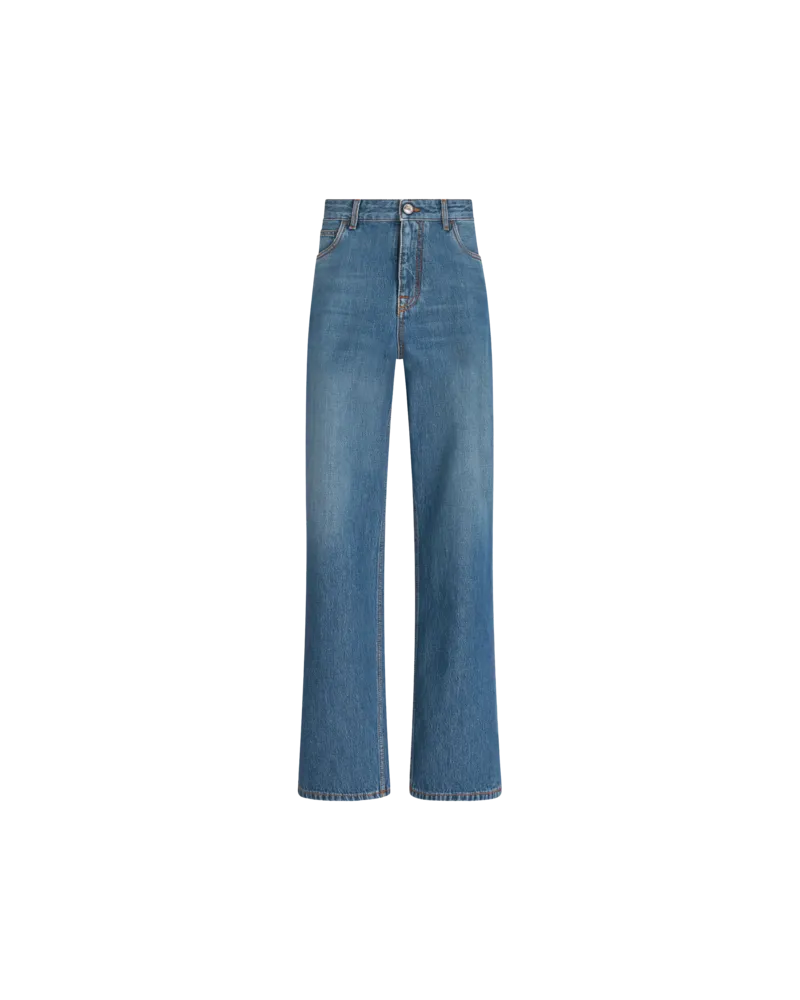 Etro Baggy-jeans, Navyblau Navyblau