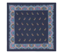 Einstecktuch Mit Mini-paisleymuster, Herren, Navyblau