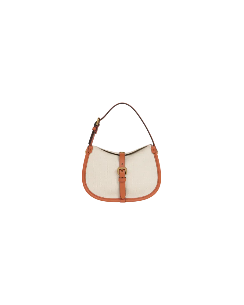 Etro Tasche Pony Klein Aus Canvas, Damen, Cremefarben Cremefarben